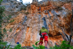Leonidio rock climbing